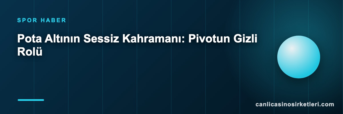 Pota Altının Sessiz Kahramanı: Pivotun Gizli Rolü